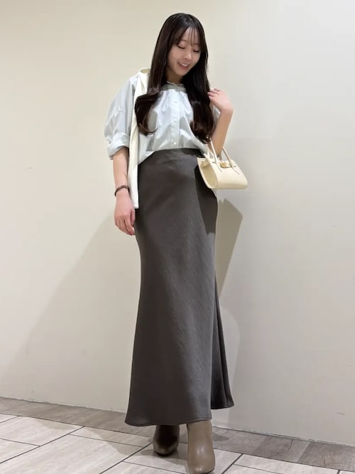 サテンナロースカート（スカート）｜anuans（アニュアンス）の