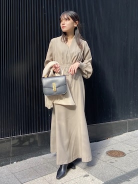 「anuans（アニュアンス）のアイテム」を使った、ánuansさん（レディース・154cm）の冬コーディネート