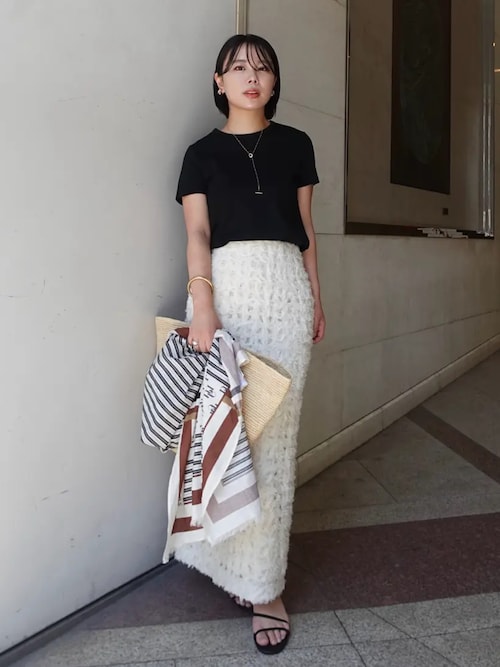 セール】エンブロイダリータイトスカート（スカート）｜anuans（ア