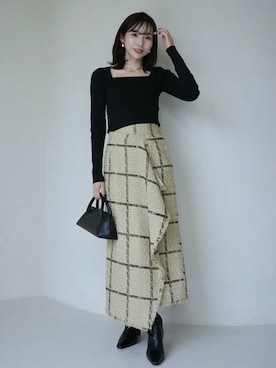 ánuansさん（レディース・162cm）の冬コーディネート