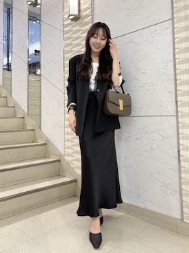 「anuans（アニュアンス）のアイテム」を使った、ánuansさん（レディース・154cm）の冬コーディネート