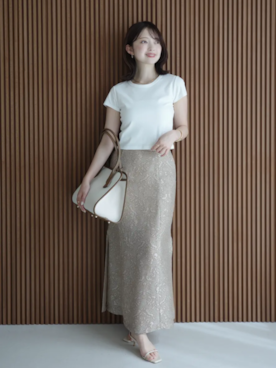 「anuans（アニュアンス）のアイテム」を使った、ánuansさん（レディース・156cm）の夏コーディネート