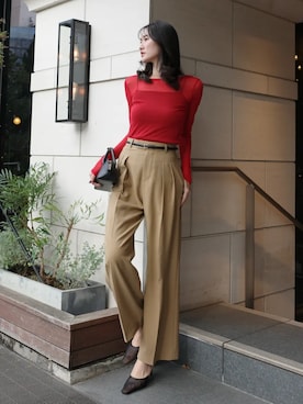 ánuansさん（レディース・175cm）の冬コーディネート