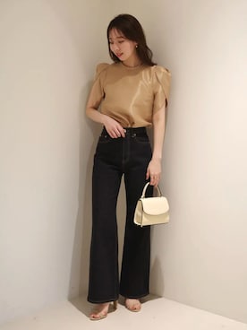 「anuans（アニュアンス）のアイテム」を使った、ánuansさん（レディース・162cm）の春コーディネート