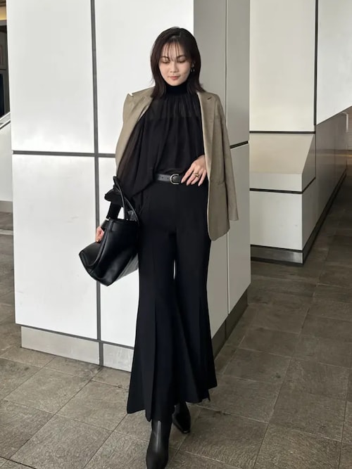 ストレッチロングブーツ（ブーツ）｜anuans（アニュアンス）の