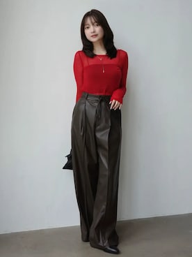 ánuansさん（レディース・156cm）の冬コーディネート