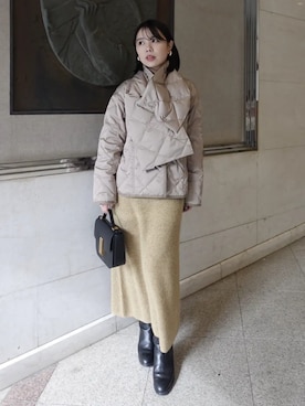 「anuans（アニュアンス）のアイテム」を使った、ánuansさん（レディース・162cm）の冬コーディネート