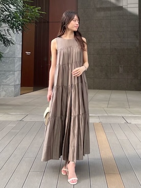 「anuans（アニュアンス）のアイテム」を使った、ánuansさん（レディース・157cm）の夏コーディネート