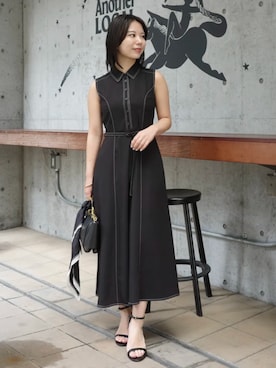 「anuans（アニュアンス）のアイテム」を使った、ánuansさん（レディース・162cm）の夏コーディネート