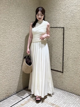 「anuans（アニュアンス）のアイテム」を使った、ánuansさん（レディース・152cm）の夏コーディネート