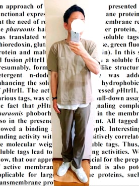 「GLOBAL WORK（グローバルワーク）のアイテム（タンクトップ）」を使った、けんけんぱさん（メンズ・171cm）の夏コーディネート