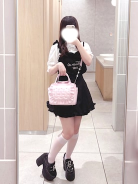「BUBBLES（バブルス）のアイテム」を使った、他力本願さん（レディース・148cm）の夏コーディネート