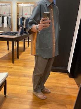 「アーバンリサーチ」｜「アイテム（腕時計）」を使った、内田貴行さん（メンズ・174cm）の夏コーディネート