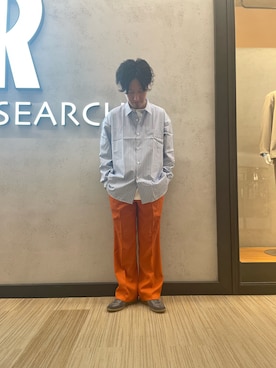 「リプロダクションオブファウンド」｜内田貴行さん（メンズ・174cm）の春コーディネート