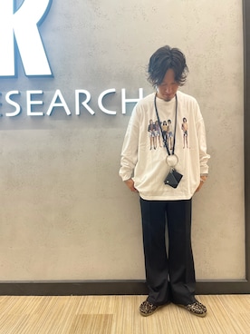 「URBAN RESEARCH Sonny Label（アーバンリサーチサニーレーベル）のアイテム（バッグ）」を使った、内田貴行さん（メンズ・174cm）の夏コーディネート