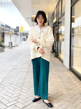 「NOMINE（ノミネ）のアイテム」を使った、✌︎さん（レディース・163cm）の冬コーディネート