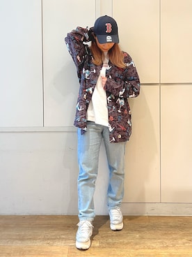 「海スタイル」｜MIYUさん（レディース・160cm）の春コーディネート