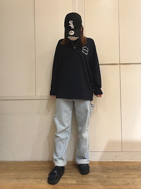 「ニユーエラ」｜MIYUさん（レディース・160cm）の秋コーディネート