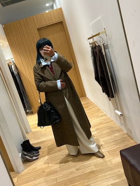 「アイテム（チェスターコート）」を使った、おにい / LAGUNAMOON好きさん（メンズ・158cm・40代）の冬コーディネート