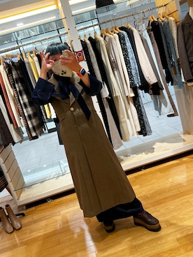 「アイテム（ジャンパースカート）」を使った、おにいさん（メンズ・158cm）の秋コーディネート