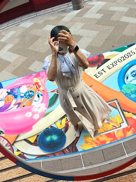 「アイテム（トレンチコート）」を使った、mobさん（メンズ・158cm）の夏コーディネート
