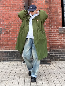 「アイテム（MA-1）」を使った、takutanian88さん（メンズ・168cm）の秋コーディネート