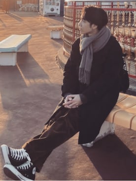 「Varde77（バルデセブンティセブン）のアイテム（パンツ）」を使った、takutanian88さん（メンズ・170cm）の秋コーディネート