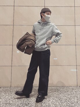 「Steven Alan（スティーブンアラン）のアイテム（ダウンジャケット/コート）」を使った、takutanian88さん（メンズ・170cm）の秋コーディネート