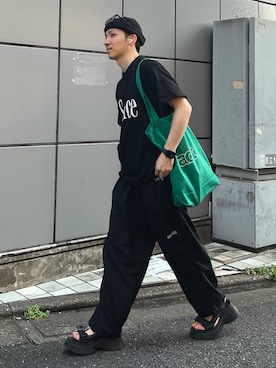 「アイテム（ニットキャップ/ビーニー）」を使った、takutanian88さん（メンズ・168cm）の夏コーディネート