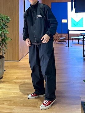 「アイテム（ナイロンジャケット）」を使った、takutanian88さん（メンズ・168cm）の秋コーディネート