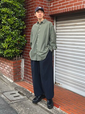 「UNTRACE（アントレース）のアイテム」を使った、takutanian88さん（メンズ・168cm）の秋コーディネート