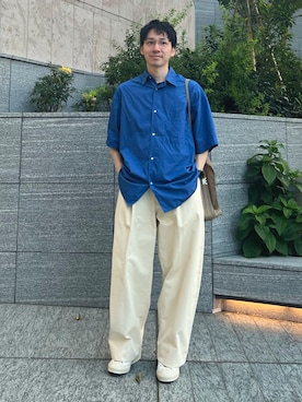 「Graphpaper（グラフペーパー）のアイテム（シャツ/ブラウス）」を使った、takutanian88さん（メンズ・168cm）の秋コーディネート