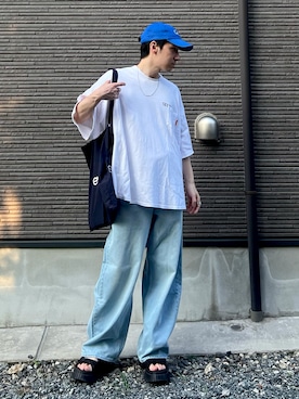 「UNIQLO（ユニクロ）のアイテム（パンツ）」を使った、takutanian88さん（メンズ・168cm）の夏コーディネート