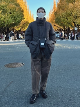 「Steven Alan（スティーブンアラン）のアイテム（ダウンジャケット/コート）」を使った、takutanian88さん（メンズ・170cm）の秋コーディネート