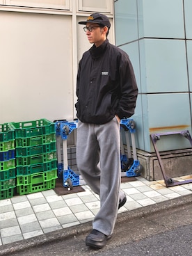 「アイテム（ナイロンジャケット）」を使った、takutanian88さん（メンズ・168cm）の秋コーディネート