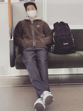 「Varde77（バルデセブンティセブン）のアイテム（パンツ）」を使った、takutanian88さん（メンズ・170cm）の秋コーディネート