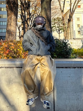 「GOLDWIN（ゴールドウィン）のアイテム（ジャケット/アウター）」を使った、takutanian88さん（メンズ・168cm）の冬コーディネート