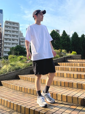「ENNOY（エンノイ）のアイテム」を使った、takutanian88さん（メンズ・168cm）の夏コーディネート