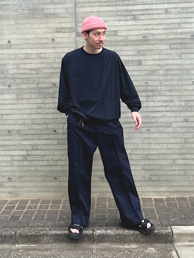 「URBAN RESEARCH（アーバンリサーチ）のアイテム（スラックス）」を使った、takutanian88さん（メンズ・170cm）の夏コーディネート