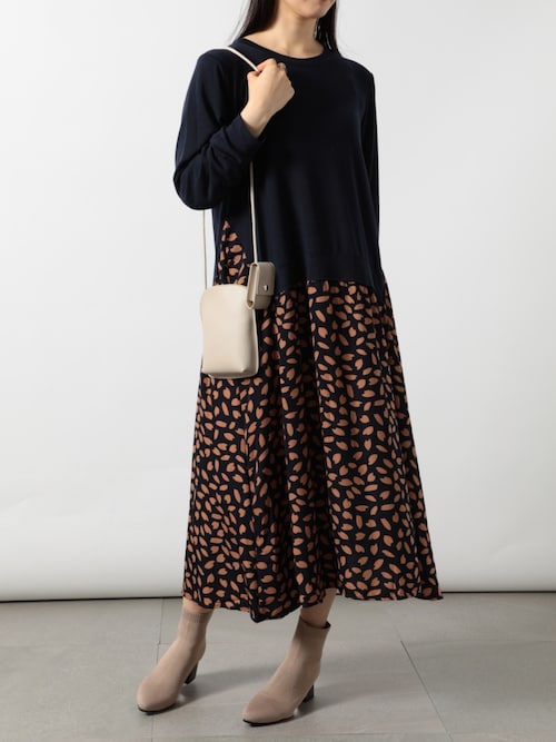 セール】【SETUP7】パターンロングスカート ドッキングワンピース KNF