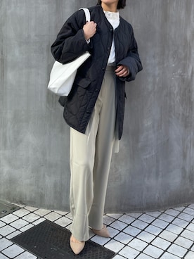 「SETUP7（セットアップセブン）のアイテム（ジャケット/アウター）」を使った、setup7_womenさん（レディース・160cm）の秋コーディネート