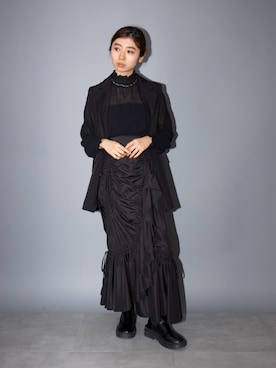「MAISON BREEZE（メゾンブリーズ）のアイテム（ジャケット/アウター）」を使った、setup7_womenさん（レディース・160cm）の冬コーディネート