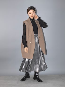 setup7_womenさん（レディース・160cm）の春コーディネート