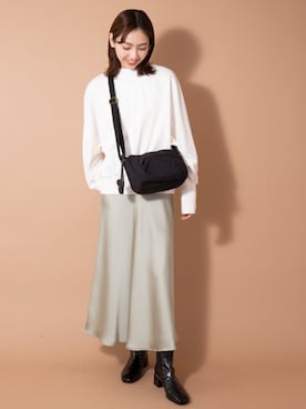 「CENE（セネ）のアイテム」を使った、setup7_womenさん（レディース・160cm）の冬コーディネート