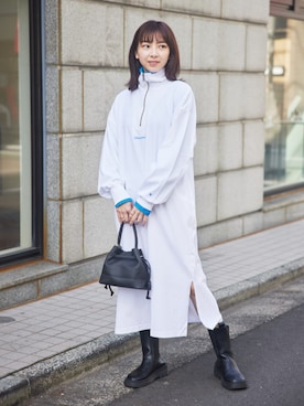 「SETUP7（セットアップセブン）のアイテム（バッグ）」を使った、setup7_womenさん（レディース・160cm）の冬コーディネート