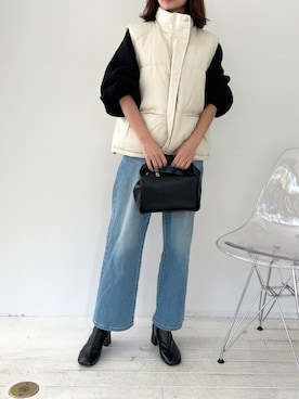 「MAISON BREEZE（メゾンブリーズ）のアイテム（ジャケット/アウター）」を使った、setup7_womenさん（レディース・160cm）の冬コーディネート