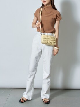 「ワントーンスタイル」｜setup7_womenさん（レディース・160cm）の夏コーディネート