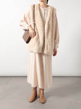 「ワントーンスタイル」｜setup7_womenさん（レディース・160cm）の秋コーディネート