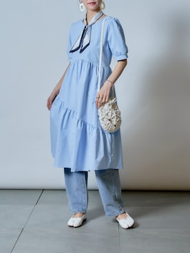 「SETUP7（セットアップセブン）のアイテム（財布/小物）」を使った、setup7_womenさん（レディース・160cm）の夏コーディネート