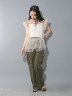 「LHME（エルエイチエムイー）のアイテム」を使った、setup7_womenさん（レディース・160cm）の春コーディネート